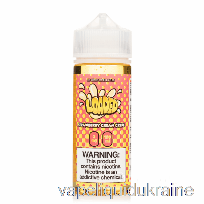 Vape Ukraine Strawberry Cream Crepe - Loaded E-Liquid - Ruthless Vapors - 120mL 3mg